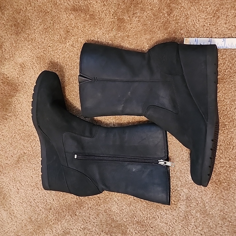 UGG Joely Wedge Boots Size 9.5 EU 40.5 - Picture 12 of 16